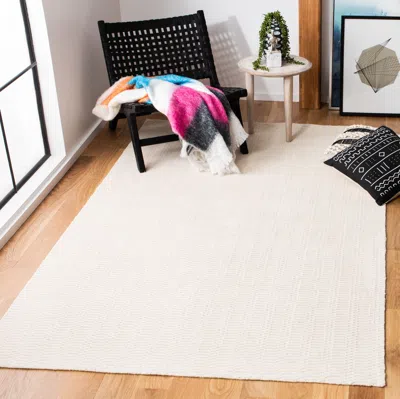 Safavieh Himalaya Hand Made Area Rug, Beige Solid / Tonal Style Non-shedding In White