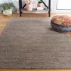 Safavieh Himalaya Hand Made Area Rug, Light Grey Solid / Tonal Style Non-shedding In Brown