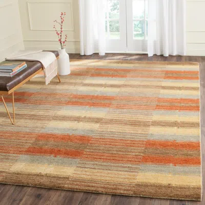 Safavieh Himalaya Hand Made Area Rug, Multi Contemporary Style Non-shedding