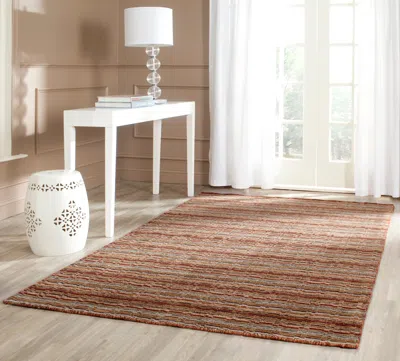 Safavieh Himalaya Hand Made Area Rug, Multi Contemporary Style Non-shedding In Brown