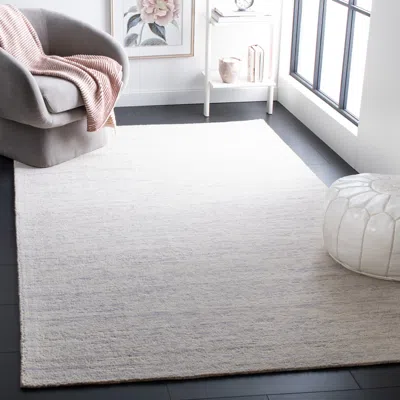 Safavieh Himalaya Hand Made Area Rug, Silver Contemporary Style Non-shedding In Gray