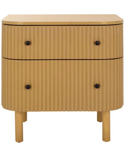 Safavieh Himanshu 2-drawer Nightstand In Brown