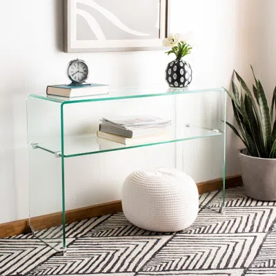 Safavieh Hollis Console Table In Transparent