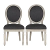 Safavieh Holloway Dining Collection 2-pc. Upholstered Dining Chair In Gray