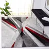 Safavieh Hollywood Machine Made Area Rug, Grey / Red Contemporary Style Easy Care In Gray