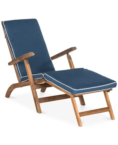 SAFAVIEH HOLMEN OUTDOOR LOUNGE CHAIR