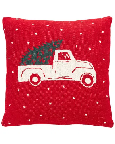 Safavieh Homeward Pillow In Red