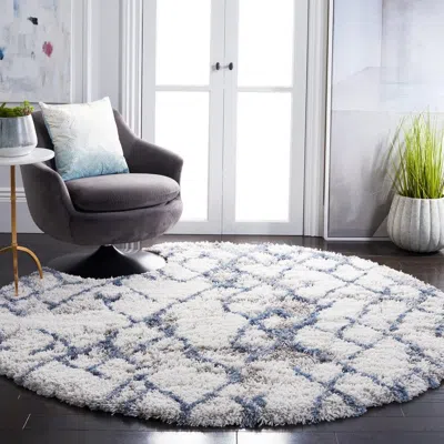 Safavieh Horizon Shag Collection Hzn894m In Blue