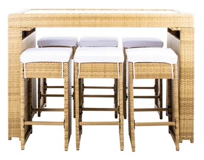 Safavieh Horus Dining Set In Brown