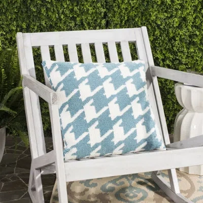 Safavieh Houndstooth Outdoor Throw Pillow In Multi