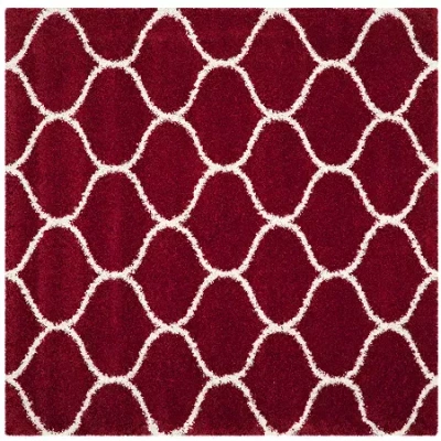 Safavieh Hudson Shag Collection Maria Geometric Square Area Rug In Multi