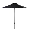 Safavieh Hurst 9 Ft Push Up Umbrella In Black