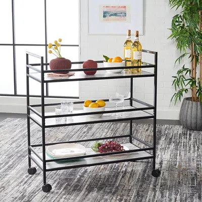 Safavieh Idria 3 Tier Bar Cart In Marble