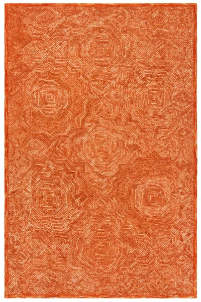 Safavieh Ikat Collection Handmade Rug In Orange
