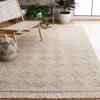 Safavieh Ikat Hand Made Area Rug, Ivory / Sage Transitional Style Non-shedding In Neutral