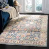 Safavieh Illusion Machine Made Area Rug, Blue / Creme Traditional Style Easy Care In Multi