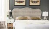 Safavieh Imelda White Washed Headboard