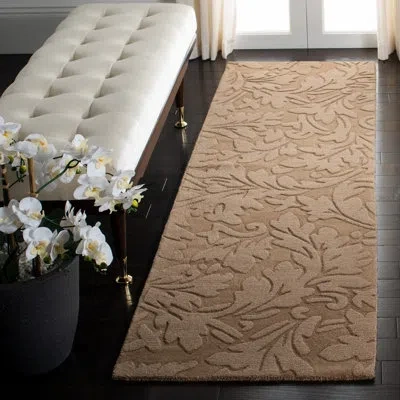 Safavieh Impressions Hand Loomed Wool Oriental Rug In Brown