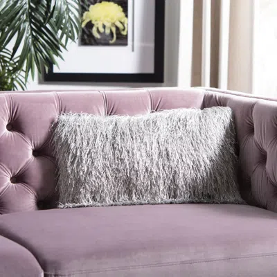 Safavieh Indoor / Outdoor Shag Pillow In Pink