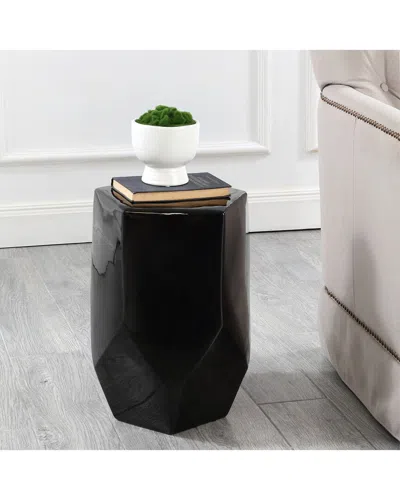 Safavieh Cleonia 17.75in Garden Stool In Black