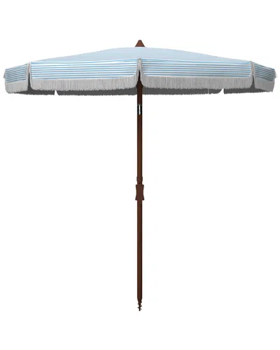 Safavieh Copen 6.5 Ft Umbrella In White