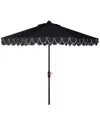 Safavieh Elegant Valance 11ft Round Umbrella In White