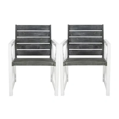 Safavieh Irina Outdoor Collection 2-pc. Lounge Chair In White