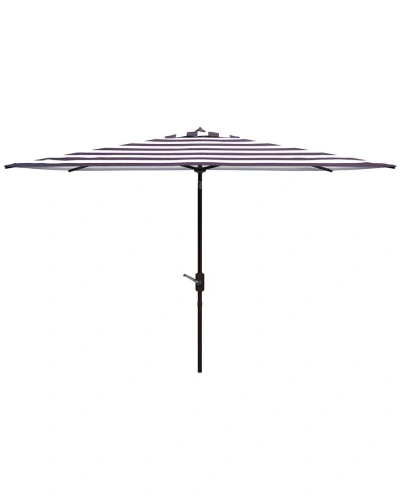 Safavieh Iris 6.5x10 Rect Umbrella In Black