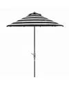 Safavieh Iris 9' Fashion Line Umbrella In Black