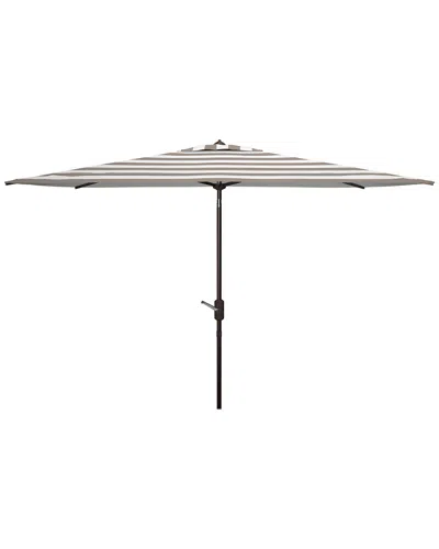 Safavieh Iris Fashion Line 6.5 X 10 Ft Rect Umbrella In White