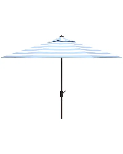 Safavieh Iris Fashion Line 9ft Umbrella In Blue