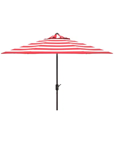 Safavieh Iris Fashion Line 9ft Umbrella In Red
