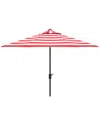 Safavieh Iris Fashion Line 9ft Umbrella In Red