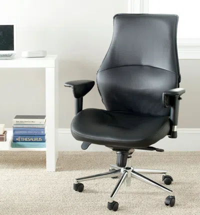 Safavieh Irving Desk Chair In Black