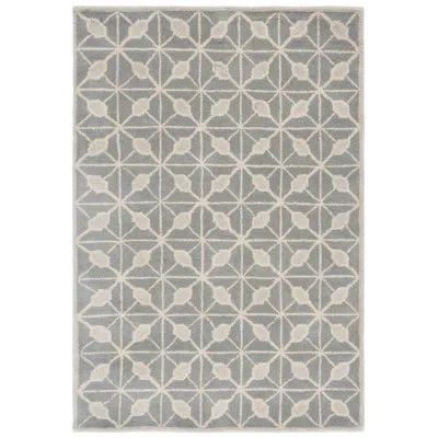 Safavieh Isaac Mizrahi Hand Tufted Wool Geometric Rug In Taupe