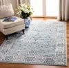 Safavieh Isabella Machine Made Area Rug, Light Blue / Cream Traditional Style Easy Care In Blue