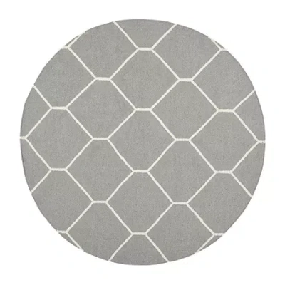 Safavieh Isolde Hand Woven Flat Weave Area Rug In Gray