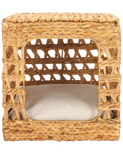 Safavieh Ivie Pet Bed With Cushion In Beige