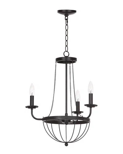 Safavieh Jacques 18in Adjustable Chandelier In Black