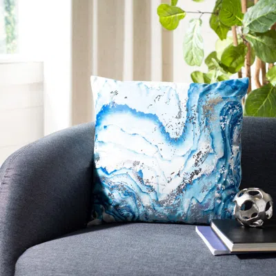 Safavieh Jakki Pillow In Blue