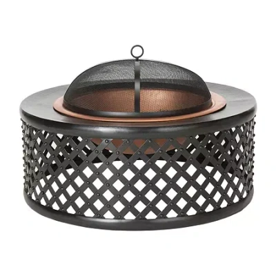 Safavieh Jamaica Fire Pit In Black