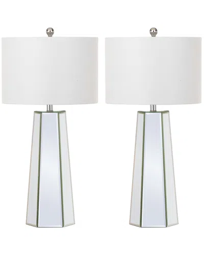 Safavieh Set Of 2 Hamilton Table Lamps In White