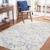 Safavieh Jardin Hand Made Area Rug, Ivory / Blue Traditional Style Non-shedding In Blue