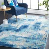 Safavieh Jasper Machine Made Area Rug, Navy / Ivory Contemporary Style Easy Care In Blue
