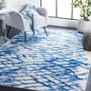 Safavieh Jasper Machine Made Area Rug, Navy / Ivory Contemporary Style Easy Care In Blue