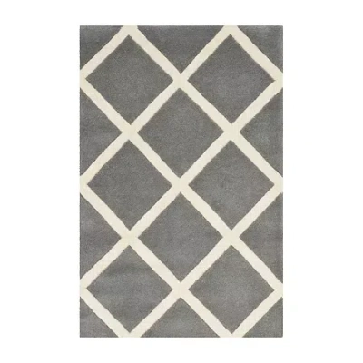 Safavieh Jayma Geometric Hand Tufted Wool Indoor Acccent Rug In Gray