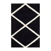 Safavieh Jayma Geometric Hand Tufted Wool Indoor Area Rug In Black