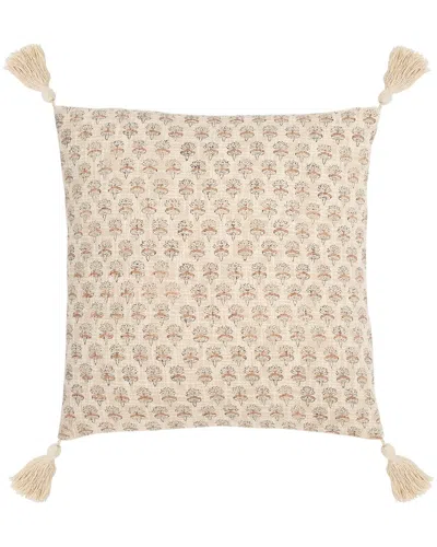 Safavieh Jemm 20x20 Cotton Pillow In Brown