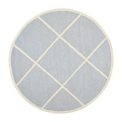 Safavieh Jervis Geometric Hand Tufted Wool Rug In Blue