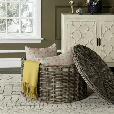 Safavieh Jesse Wicker Storage Coffee Table